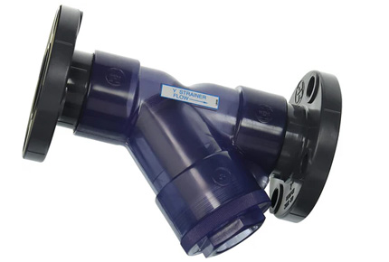 Hayward YS Series - Flanged Y Strainer in PVC Clear